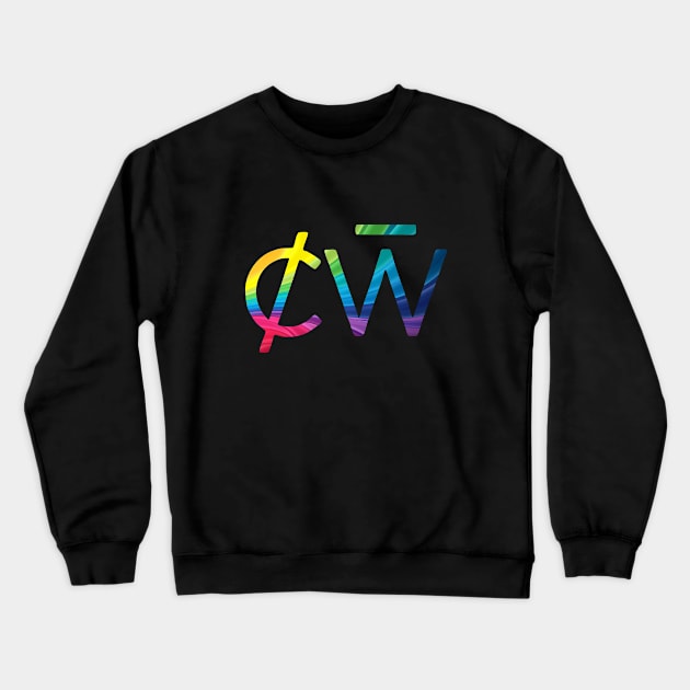 Techno Color Crewneck Sweatshirt by tacimey